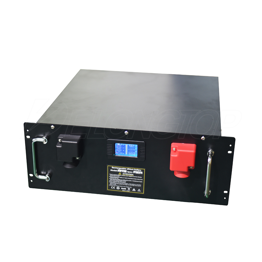 48V 100ah 200ah 4.8kw 9.6kw LiFePO4 Lithium Ion Battery for Home PV Solar Energy Storage System Telecom Tower with Communication