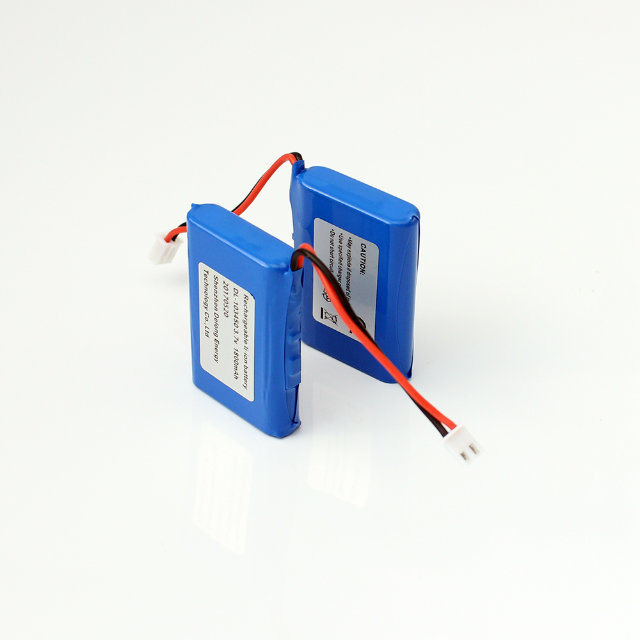 Rechargeable 3.7V 1800mAh 103450 Aluminum Shell Lithium Ion Battery with Jst Connector