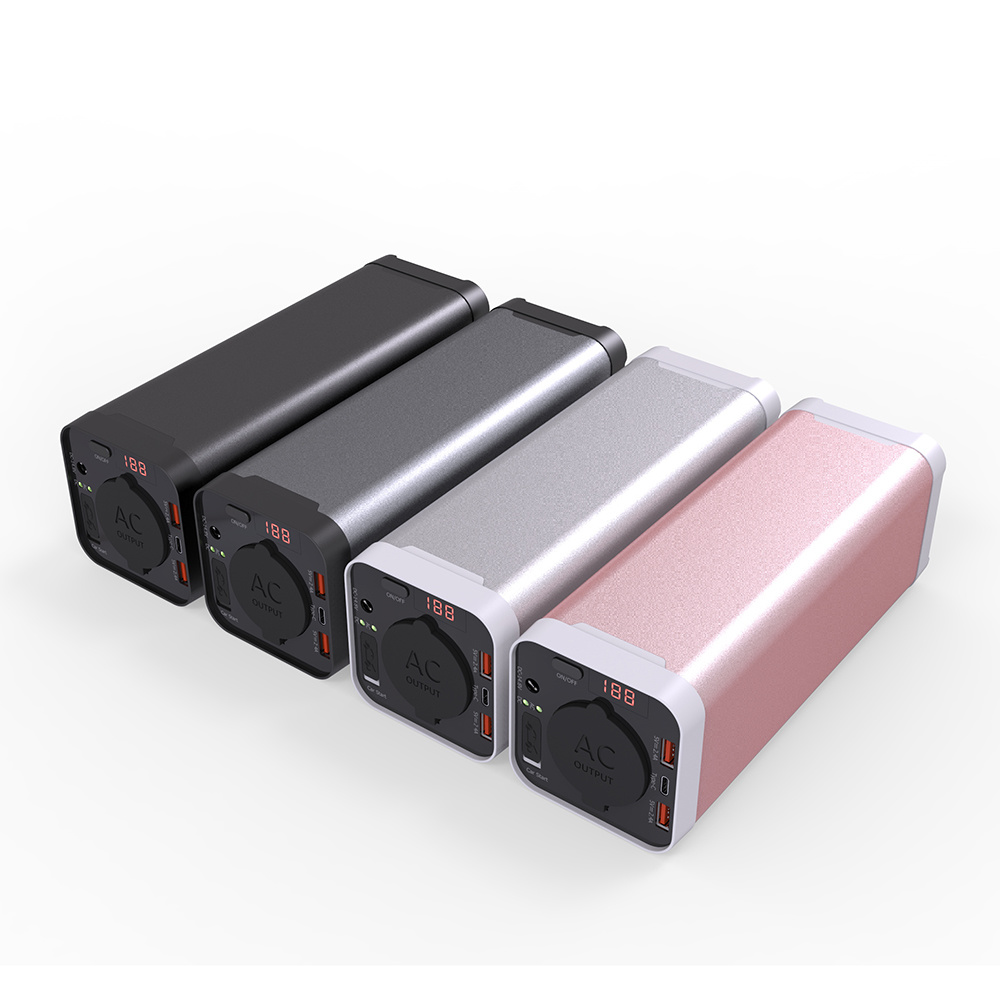 AC Output Power Bank Laptop Charger Mini UPS Battery with Car Jump Starter