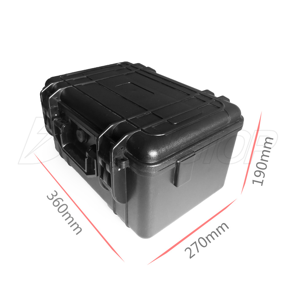 Rechargeable Solar 48V 50ah Lithium LiFePO4 Battery Pack with Waterproof ABS Case