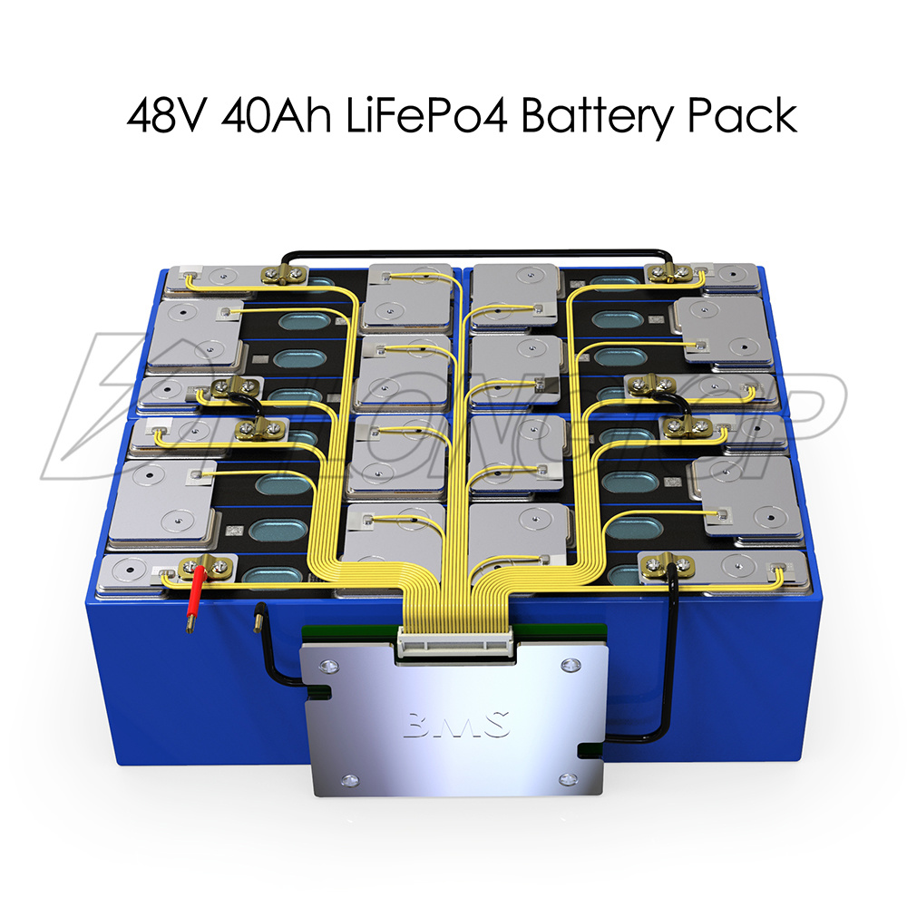 48V 40ah LiFePO4 Lithium Rechargeable Battery Pack for Motorcycle Electric Bike Batteries