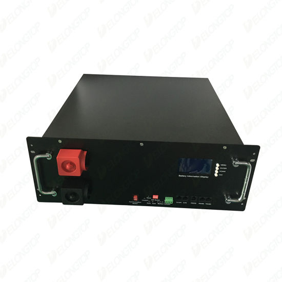 5kw 48V 100ah Communication 5u Cabinet RS485 BMS LiFePO4 Telecom 51.2V Solar Lithium Battery