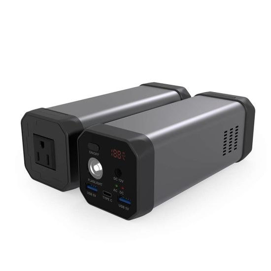 AC 80W DC Solar Charge Type C Laptop Power Bank 20000mAh