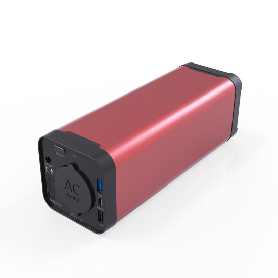 FCC USA Plug 110V/220V AC Output Pd Charge Portable Multi Function Power Bank