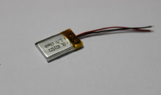 3mm Thickness 3.7V Li-Polymer Battery Cell for Bluetooth
