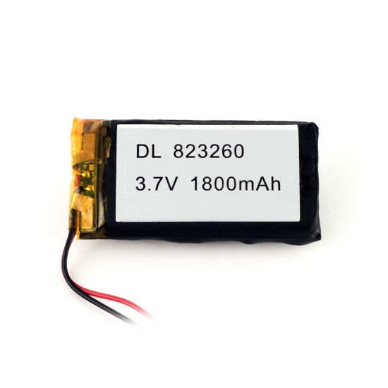 Lipo 3.7V 823260 1800mAh Rechargeable Lithium Ion Polymer Battery for GPS Tracker