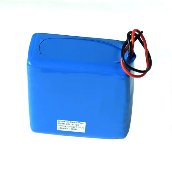 Lipo Battery Pack 3.7V 100ah with PCB and Wires for CCTV Camera