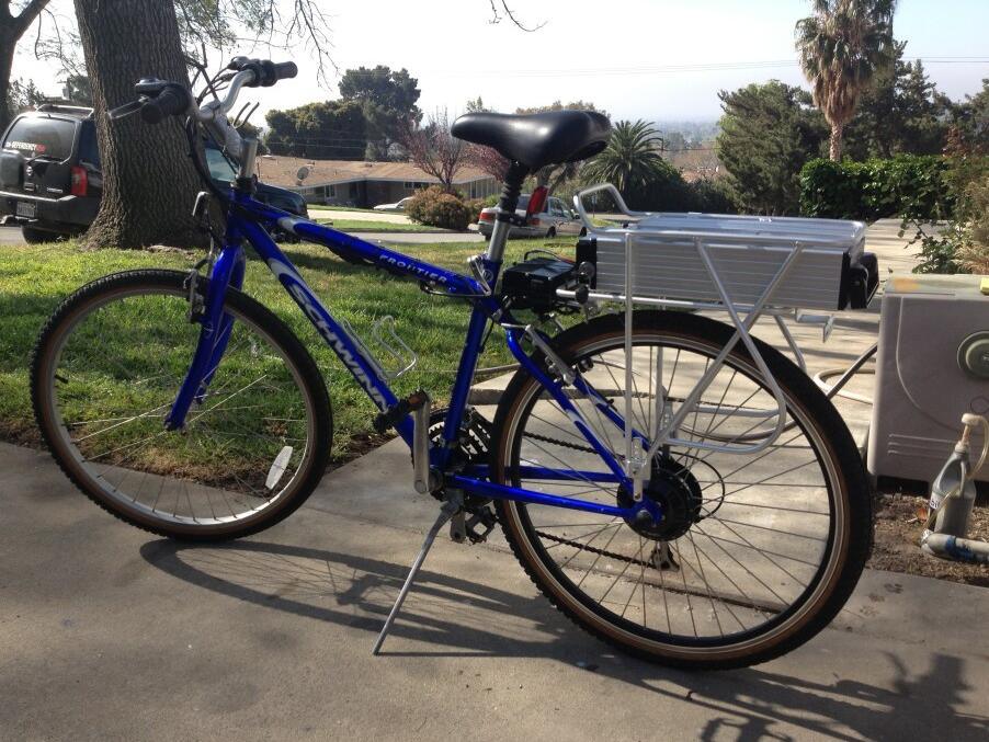 Rear Rack Style 48V 20ah Lithium Battery for Ebike