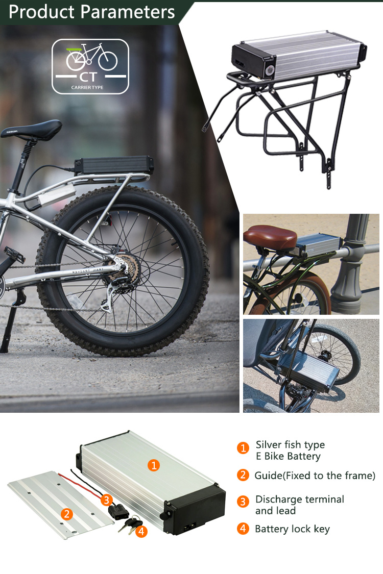 36V 20ah Lithium E-Bike Battery Electric Bicycle Li-ion Battery Pack