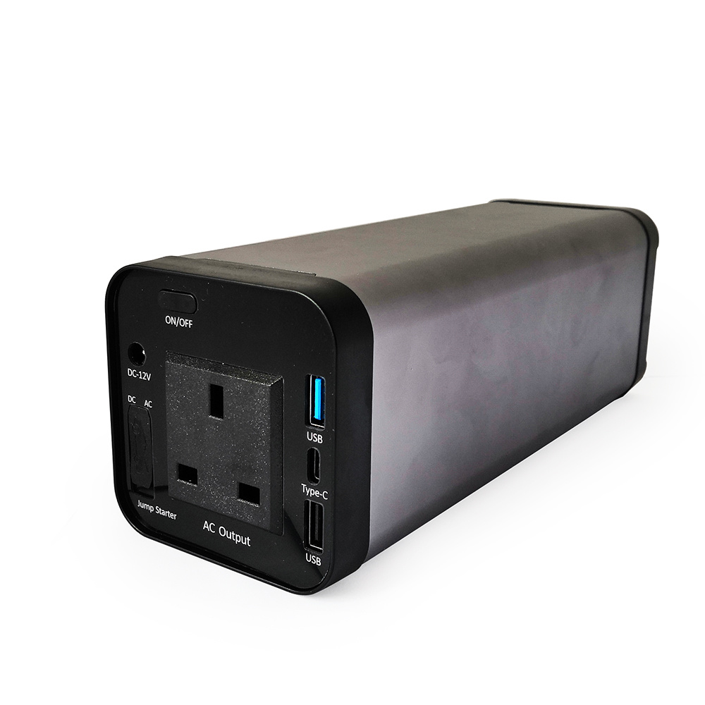 British Version AC 220V Output Outdoor Portable 150wh 40000mAh Power Bank with Car Jump Strater