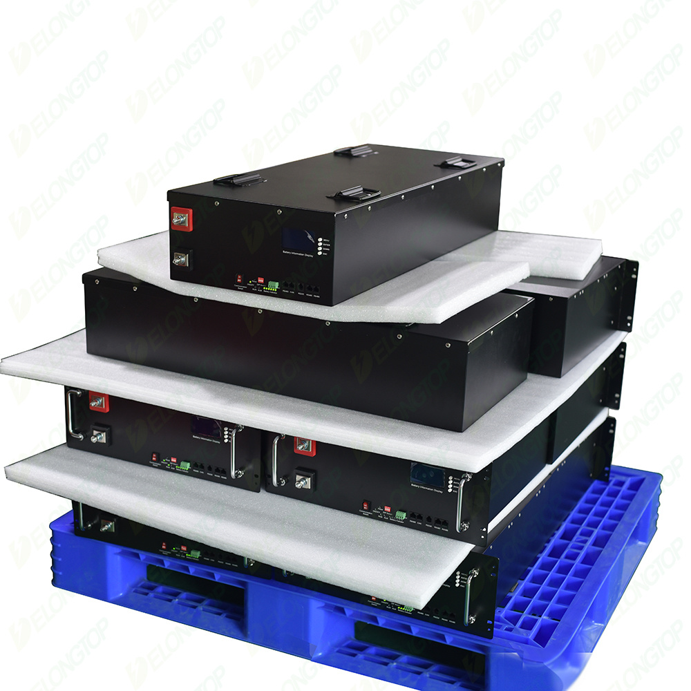 Top Supplier 48V LiFePO4 Battery 48V 200ah Battery RS485 RS232 Option for Solar Storage System