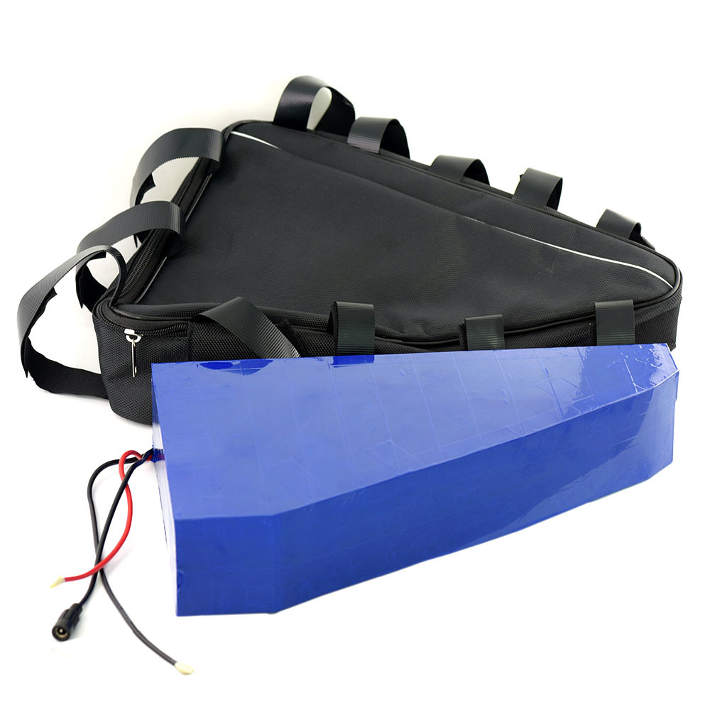48V/52V 20ah Ebike Battery Triangle Lithium Ion Bike Battery with BMS for 1800W/1500W/1000W/750W/500W Bike Motor Mountain Bicycle