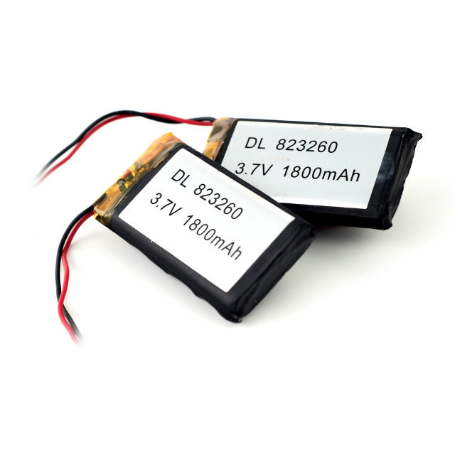 Lipo 3.7V 823260 1800mAh Rechargeable Lithium Ion Polymer Battery for GPS Tracker