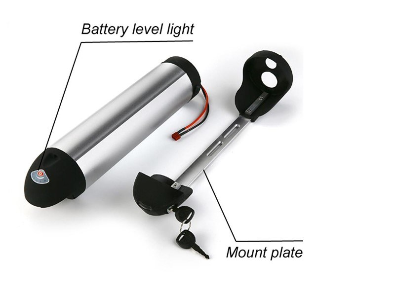 Ebike Water Bottle Battery 48V Bottle Battery 10ah